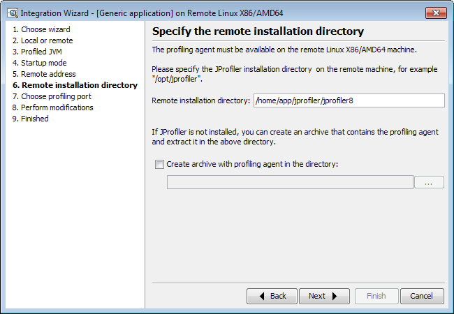 Remote directory